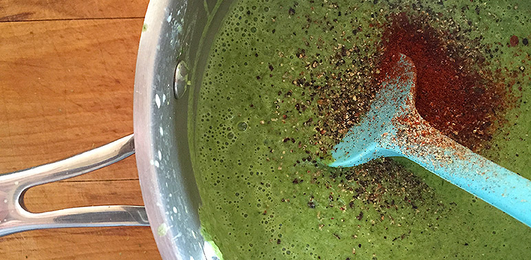 Healthy Recipe for Broccoli, Spinach and Feta Soup